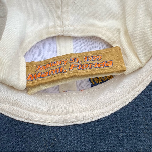 Vintage 1999 DENVER BRONCOS SUPER BOWL Velcro cap - Picture 5 of 11